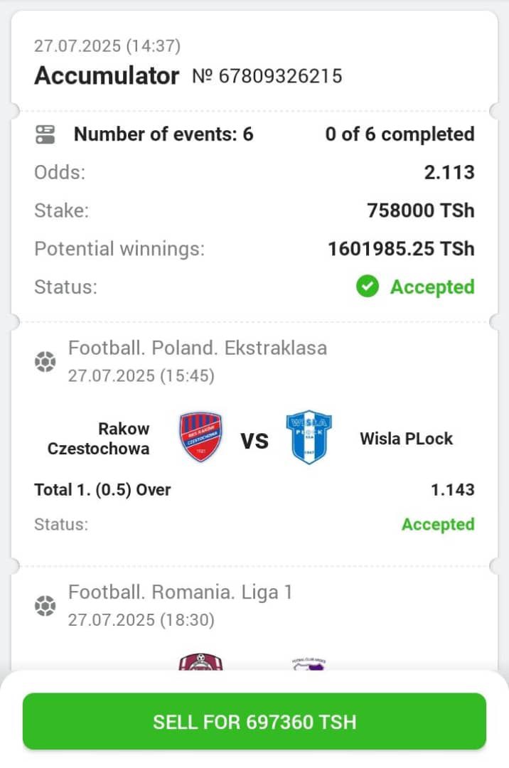 the_engineer777's tweet image. COMPANY : FANSPORT📌
DAILY SLIPS 10, 5 & 2🔥🔥🔥
ODDS 10👉 : RJDG3
ODDS 5👉 : 99EG3
ODDS 2👉 : AGGG3
KUJISAJILI(Register👇)FANSPORT📌
Reg👉 : rb.gy/152i5i
PROMOCODE : INJINIA
APK link: rb.gy/7xoq8f
☎️+255627461577-FREE WHATSAPP GROUP📌