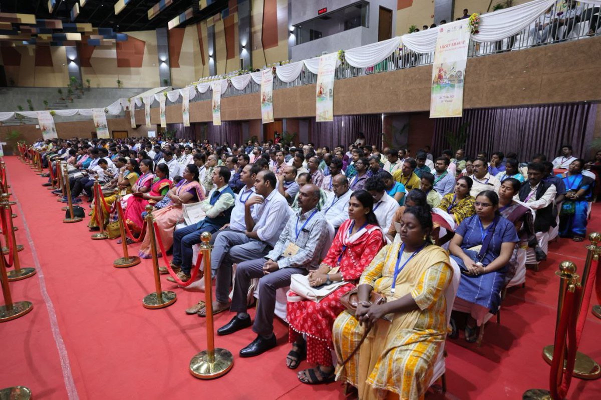 DrPramodPSawant's tweet image. Honoured to address the valedictory session of the National Conference on Roadmap to Viksit Bharat 2047, organized by Tamil Nadu Higher Education Teachers Association (THETA), Akhil Bhartiya Rashtriya Shaikshik Mahasangh (ABRSM) & VIT, at @ChennaiVit Campus.
It was inspiring to…