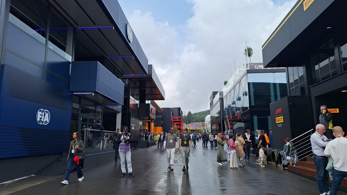 robertofunoat's tweet image. Situazione attuale a Spa (📸 @pciccarone ) #F1 #BelgianGP #meteo