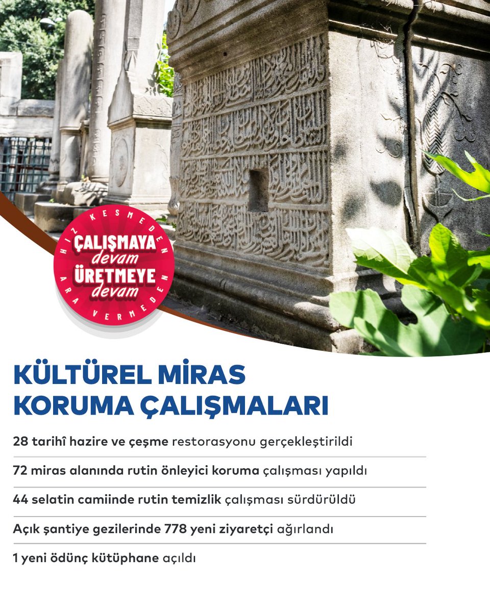 VolkanDemir_PhD's tweet image. 🏛 Çalışmaya Devam, Üretmeye Devam!
Tarihî mirasımızı korumak ve şehrimizin kültürel değerlerini gelecek nesillere aktarmak için büyük bir özveriyle çalışıyoruz. Ecdat yadigârı yapıların restorasyonu ve endüstri miraslarımızın yaşatılması için önemli projeleri hayata…