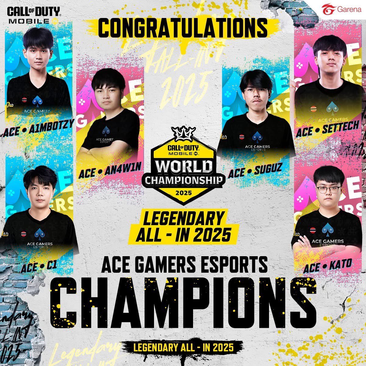 VGA ESPORTS SHOW (@vgaesportshow) on Twitter photo ๐CHAMPIONS! <a href="/acegamers_espGG/">Ace Gamers Esports</a> are your Legendary All-In 2025 Champions! Powered by precision, passion, and <a href="/mashhardergg/">Mash Harder Gaming</a>, they went all-in and came out on top!
cc <a href="/CalinoCalebson/">Calebson |ยฆ Ace Gamers๐ฎ๐ฌ๐ญ</a> ๐CHAMPIONS! <a href="/acegamers_espGG/">Ace Gamers Esports</a> are your Legendary All-In 2025 Champions! Powered by precision, passion, and <a href="/mashhardergg/">Mash Harder Gaming</a>, they went all-in and came out on top!
cc <a href="/CalinoCalebson/">Calebson |ยฆ Ace Gamers๐ฎ๐ฌ๐ญ</a>