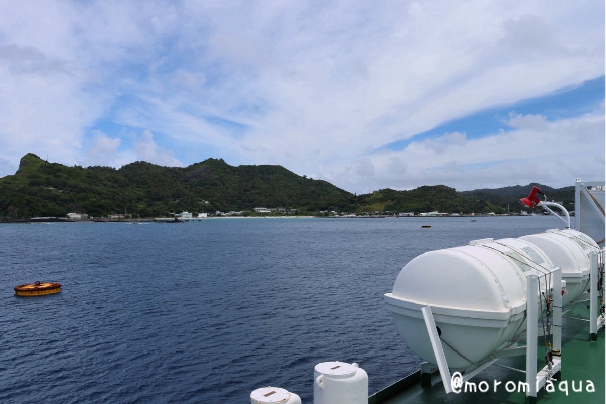 moromiaqua's tweet photo. 3日かけて小笠原諸島、#小笠原水産センター へ行きました。
往復48時間、滞在4時間半の狂気的なスケジュールで私一人だけが妙に軽装でした(普通の人は大体一週間滞在)。
本命の水族館は無料で楽しめる良い場所です。歯磨きでふれあいもできます。
船からはカツオドリや夕陽を撮れて面白かったです。 https://t.co/Vuw1b6rGSn
