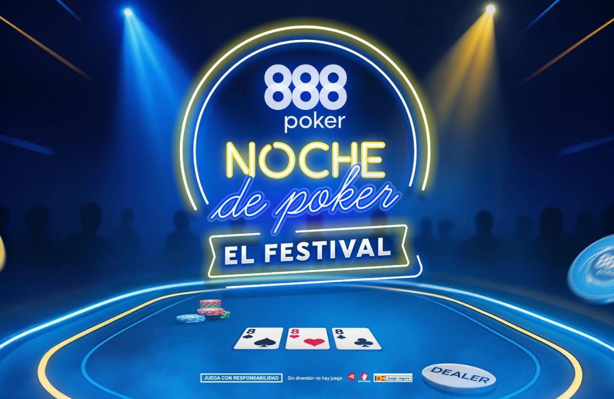 🚨¡Hoy tenemos un nuevo clasificatorio de Noche de Poker El Festival! 
 
 ⏰21:00 
 🎟️Buy-in: 33 € 
 🎁1 entrada al Main Event GTD 
 🔜Noche de Poker El Festival 
 🗓️6 al 12 de octubre en Alicante
 
¡Clasifícate en 888poker!