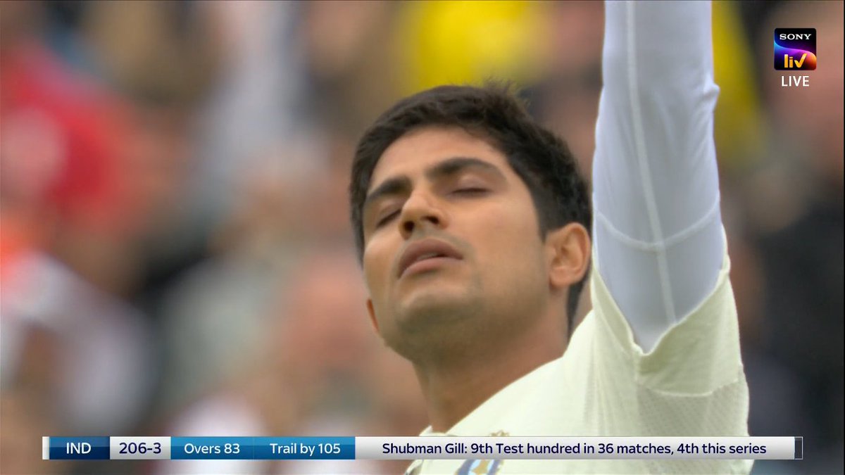 manofsteel771's tweet image. First Indian to hit a century at Manchester in 35 years
First Indian captain to hit 4 centuries in away series in 47 years
Shubman Gill