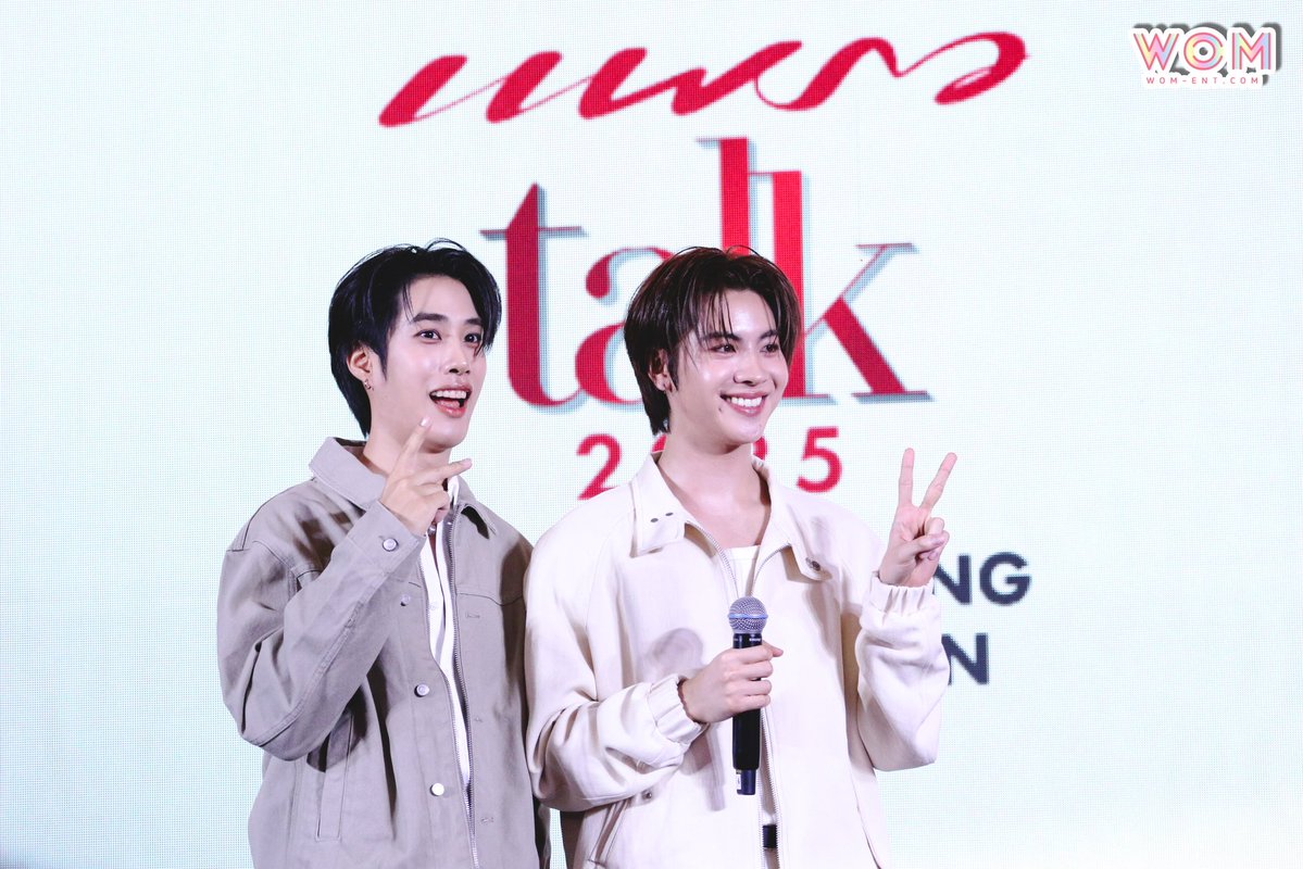 WOMENTERTAIN's tweet image. ‘ เติ้ล - เฟิร์สวัน ’ ร่วมแชร์เรื่องราว สร้างแรงบันดาลใจ ในงาน Praew Talk 2025 &quot;The Empowering Conversation&quot; 💫

#TLE_mtm #FirstOne
#TleFirstone #เติ้ลเฟิร์สวัน
#praewtalk2025xTleFirstOne
#PraewTalk2025