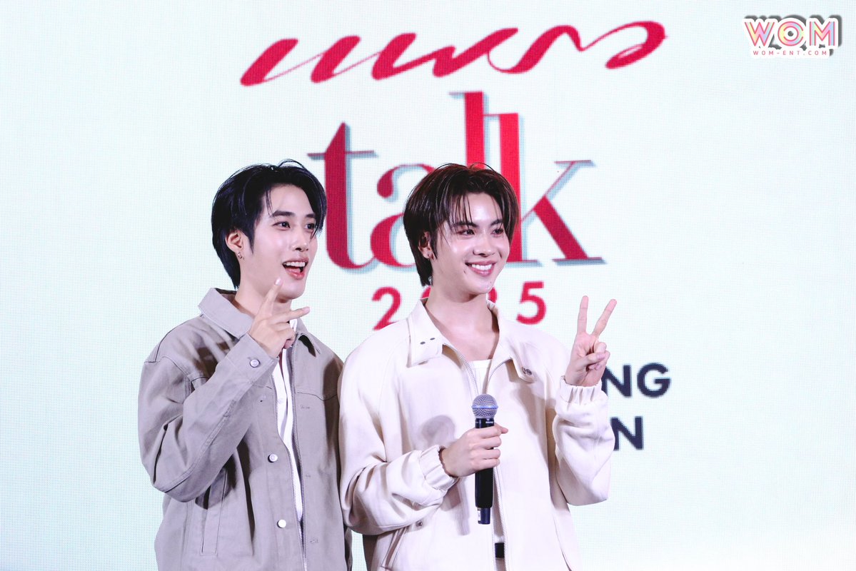 WOMENTERTAIN's tweet image. ‘ เติ้ล - เฟิร์สวัน ’ ร่วมแชร์เรื่องราว สร้างแรงบันดาลใจ ในงาน Praew Talk 2025 &quot;The Empowering Conversation&quot; 💫

#TLE_mtm #FirstOne
#TleFirstone #เติ้ลเฟิร์สวัน
#praewtalk2025xTleFirstOne
#PraewTalk2025