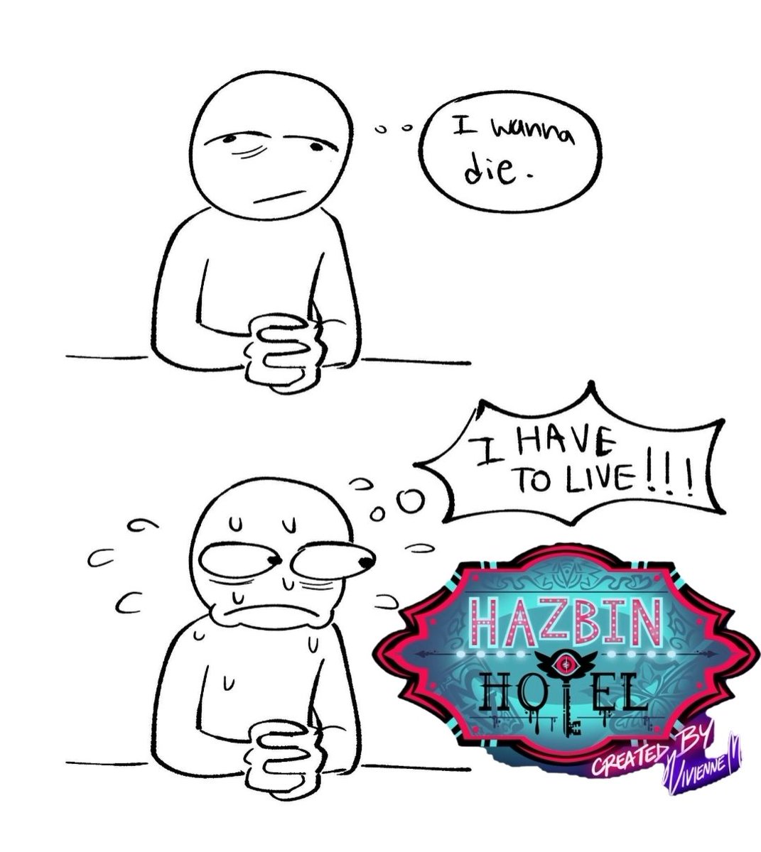 deb_sketches's tweet image. Anyone else?
#hazbinhotelseason2 #HazbinHotel