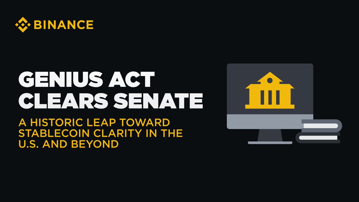 GENIUS Act: Stablecoins Get Their Rules 💸📜 The GENIUS Act, the first  standalone federal crypto law, is all about stablecoins. It mandates that  stablecoins must be backed 1:1 with dollars or Treasuries