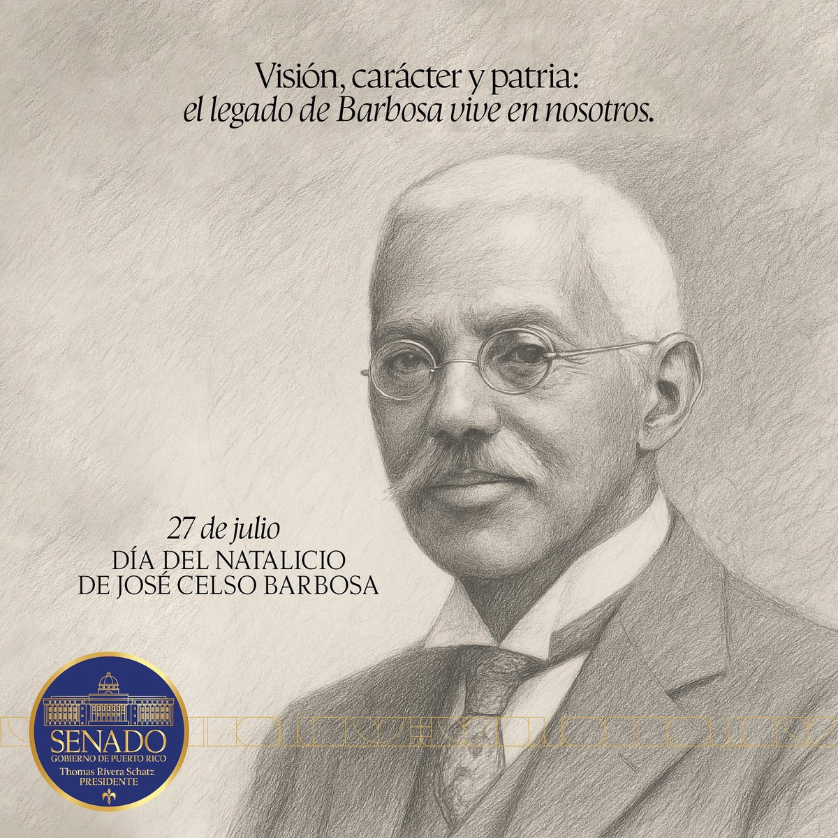 trschatz51's tweet image. Recordamos a José Celso Barbosa, pionero en la lucha por la igualdad, la educación y la integración plena de PR como parte de Estados Unidos.
Su visión de justicia social y su legado político siguen inspirando a generaciones que creen en un mejor porvenir para nuestra Isla.
