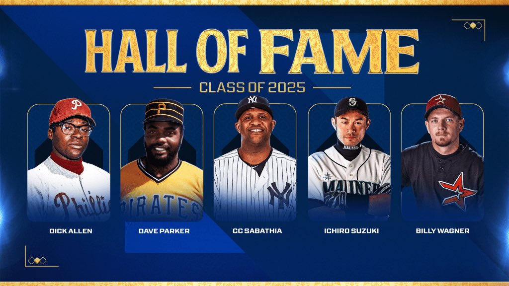 Today is the baseball hall of fame induction. There are many merch for the inductees available. Collectibles, jerseys, caps, etc.

This is an affiliate link to lead you there. That’s why it looks weird 

#Ad fanatics.93n6tx.net/Z6zBRk