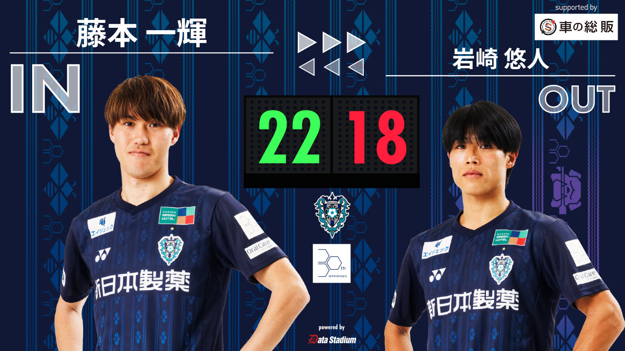 アビスパ福岡　2025 ユニフォーム　藤本一輝 FW22 藤本 一輝 | アビスパ福岡公式サイト | AVISPA FUKUOKA