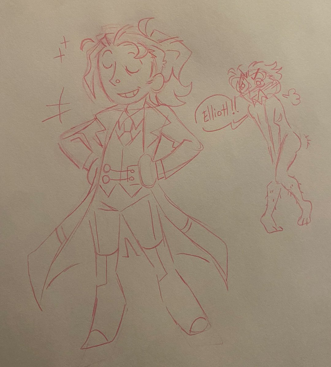 sheSil_onmyco's tweet image. Extremely poor doodle while Im sick