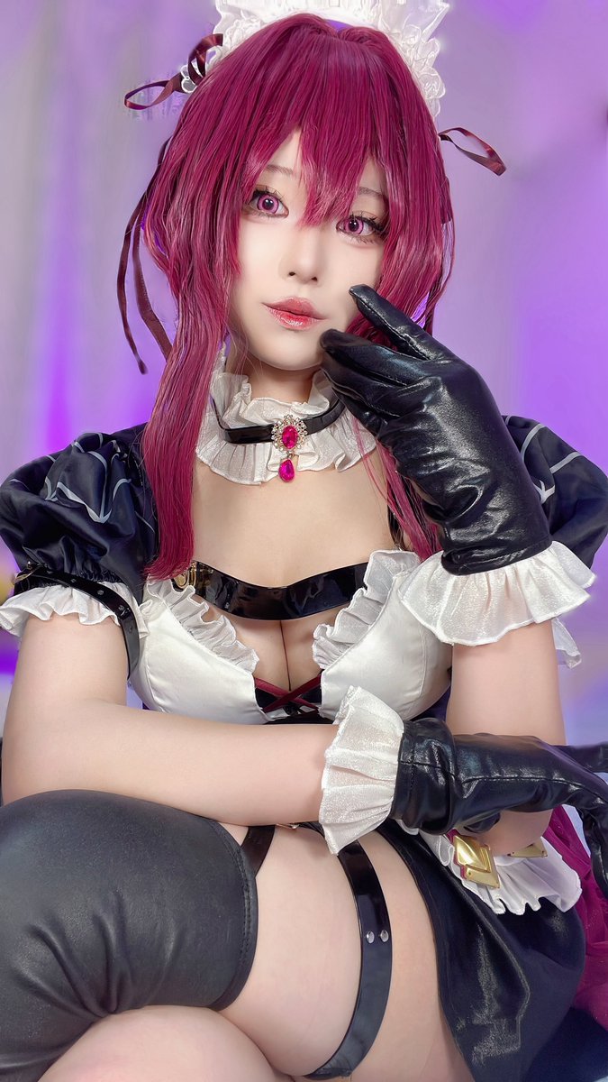 mochi_cos0's tweet image. カフカメイド🕷️🍷

#HonkaiStarRail #Kafka