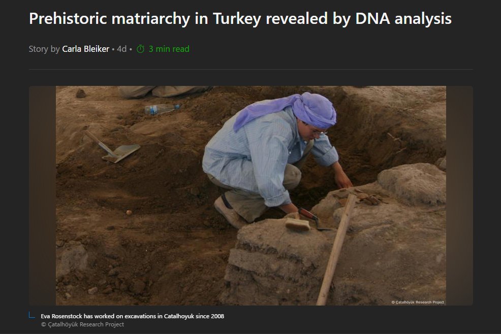 FiLiA_charity's tweet image. &apos;Society in the #Catalhoyuk of 9,000 years ago was centered around Women.&apos; #Turkey 

Yes, there will be sessions on #Matriarchy at FiLiA2025

🎟️ filia.org.uk/tickets

msn.com/en-us/news/tec…