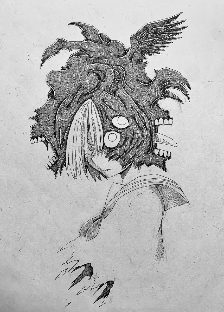 MmI1p's tweet image. #今月描いた絵を晒そう