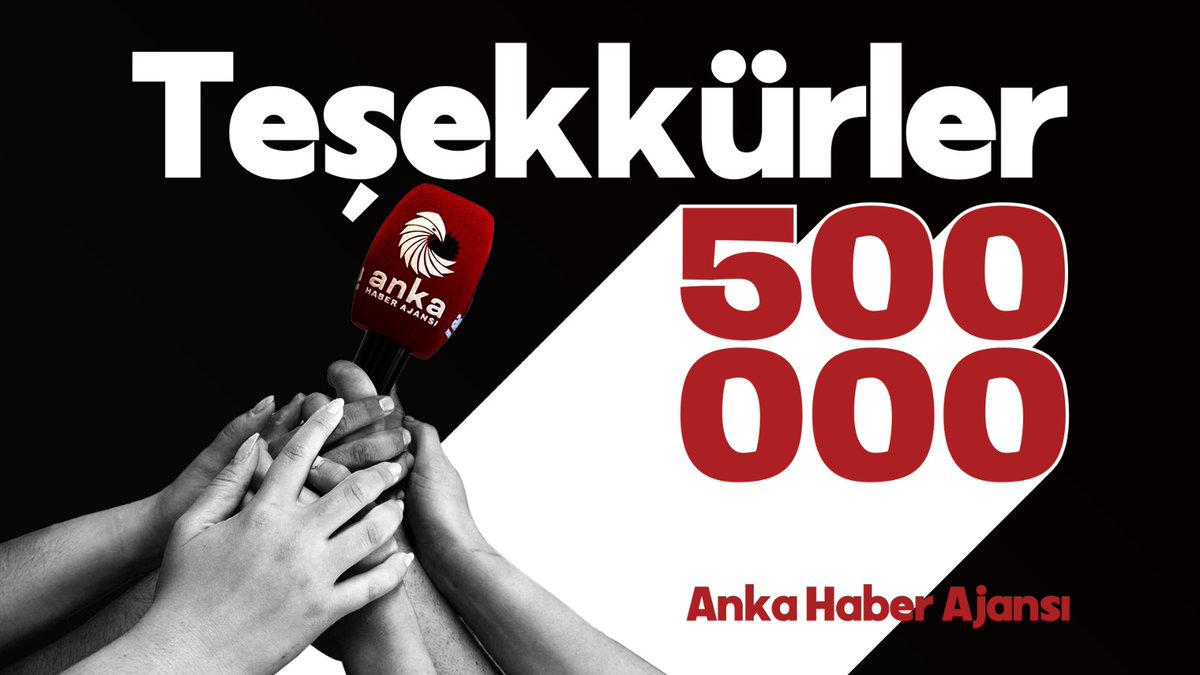 Desteğinizle büyüdük

ANKA Haber Ajansı'nın X hesabı sizinle 500 bin oldu. Teşekkürler...