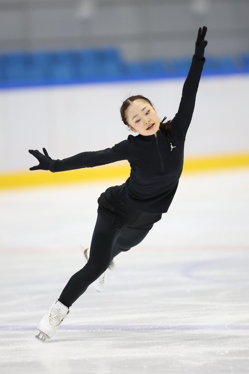AxelQuadruple's tweet image. 〈 ジュニア強化合宿 〉
#島田麻央 選手
Photo by Kiyoshi Sakamoto
#figureskate #MaoSHIMADA