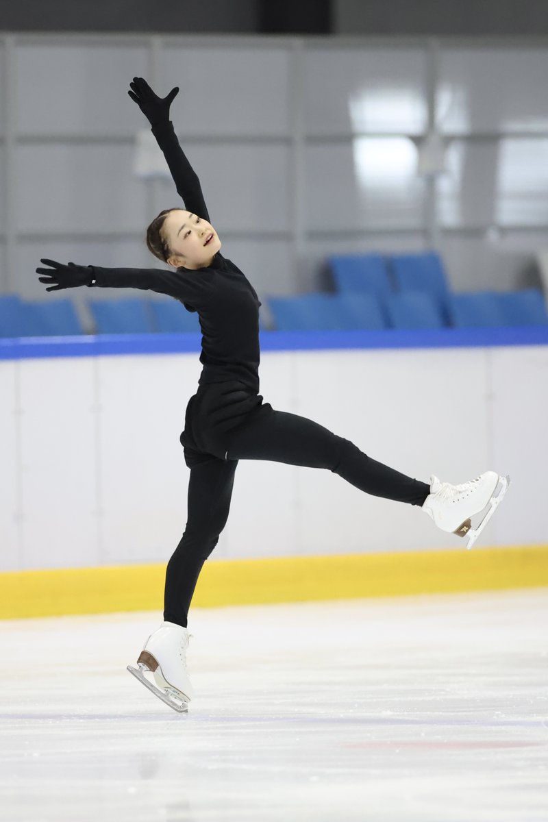 AxelQuadruple's tweet image. 〈 ジュニア強化合宿 〉
#島田麻央 選手
Photo by Kiyoshi Sakamoto
#figureskate #MaoSHIMADA