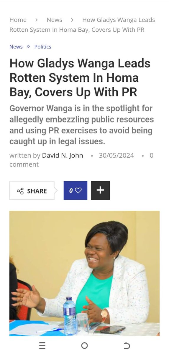She has long harbored contempt toward Luhya leaders, marginalizing their influence and working to weaken their role in national politics.
Greedy Wanga
#SGWetu