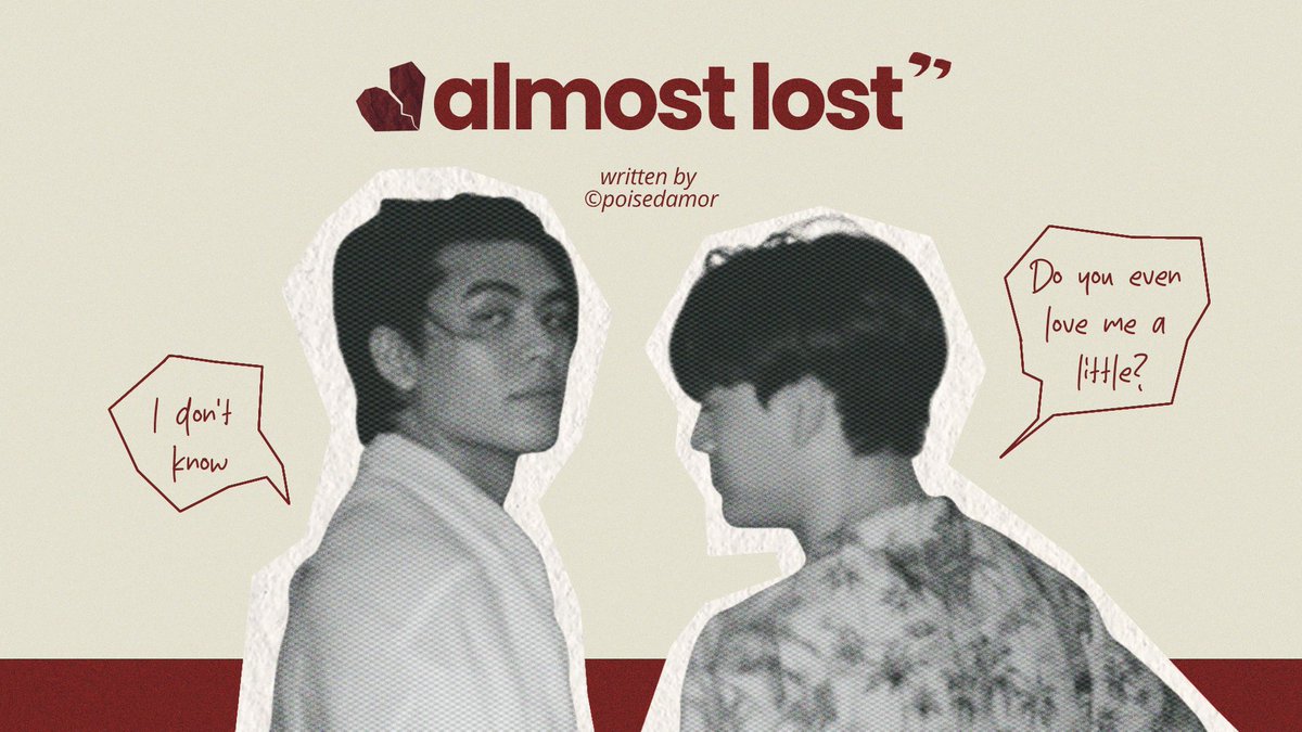 Almost Lost

──── 
a #jossgawin au
written by poisedamor