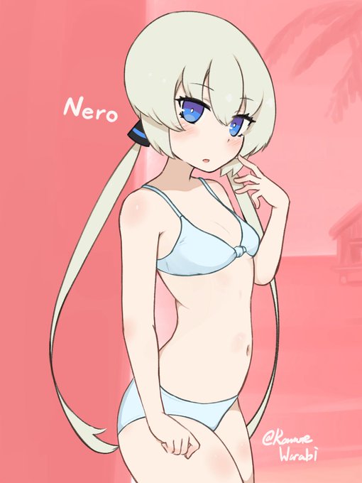 うちの子、水着のネロちゃんとコテージで……(1/4) 