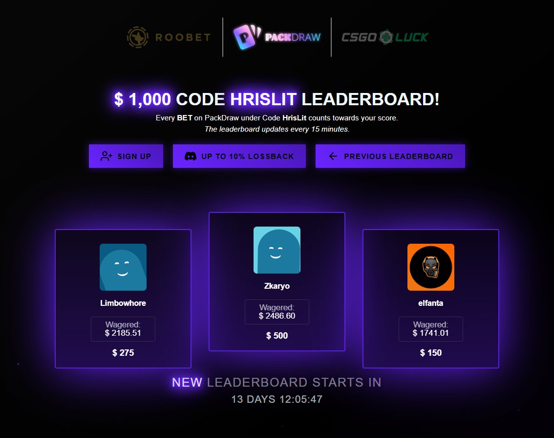 HrisRewards's tweet image. Packdraw Leaderboard + Deposit bonuses + Lossback + Wager milestones.
DM ME