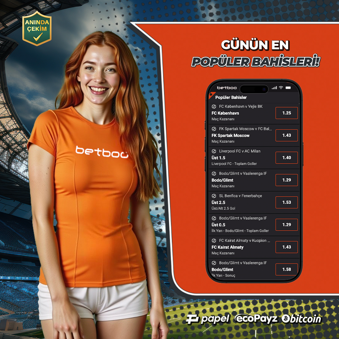 boonedirya's tweet image. 🔥 Betboo günün en popüler bahislerini sunar! 🔥
💰 Her gün 5 veya üzeri seçimli kombine bahis yap, %150’ye varan oranlarla ekstra nakit fırsatı kazanma şansını yakala!
📳 Güncel Betboo giriş için 👉 tinyurl.com/2n83bkyt