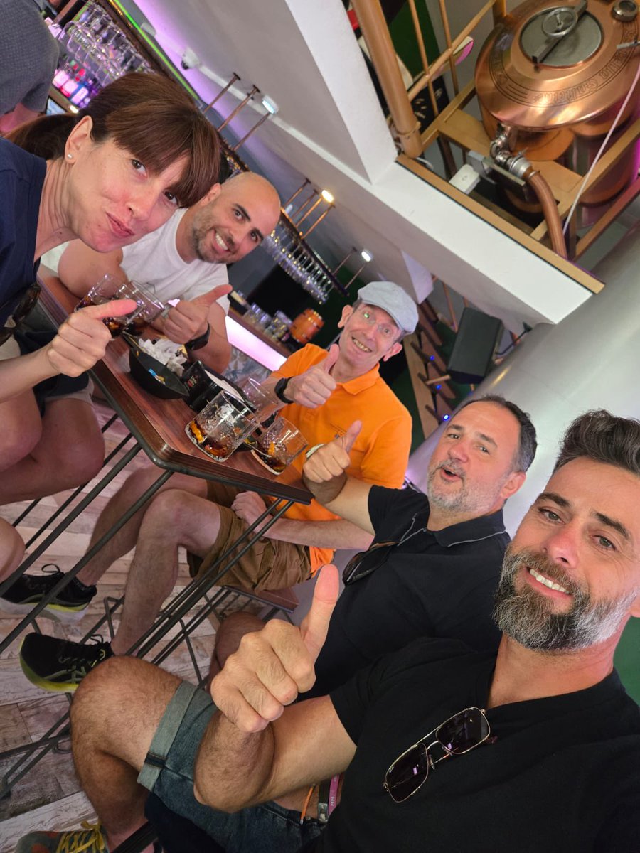 Aunque no nos prodiguemos corriendo, de vez en cuando nos juntamos para hacer un recovery… No todo es correr.