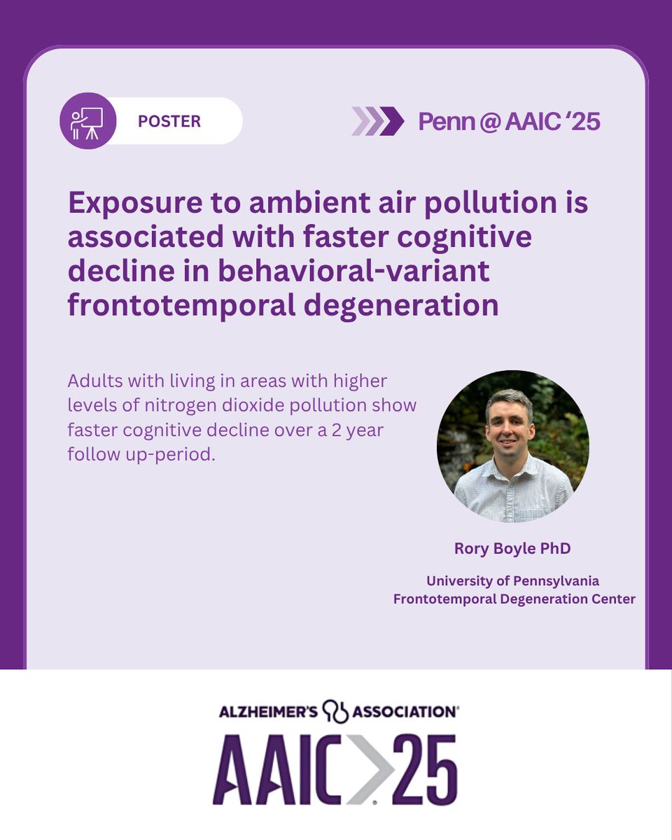 PennFTDCenter's tweet image. The Alzheimer's Association International Conference has officially kicked off! Penn staff are attending and presenting their latest findings with posters and presentations throughout the week! #AAIC25 #PennatAAIC25