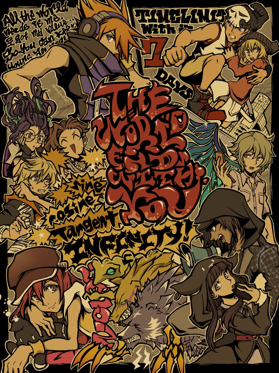 aechin0130's tweet image. Happy 18th Anniversary, #TWEWY !!
Your music, characters, and story have inspired us for 18 amazing years
#TWEWY18th #すばせか18周年