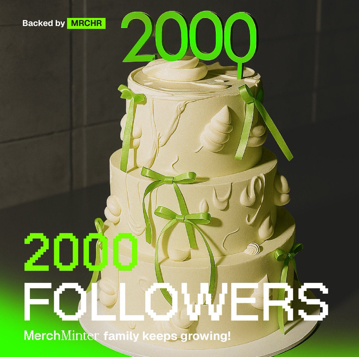 merchminter's tweet image. 2,000 strong, and every single one of you counts.💚
This isn’t just a number, it means the world to us.
Thank you for believing in MerchMinter and repping the vision.
If you’re part of the fam, you already know we’re going places.
Thanks for being with us.