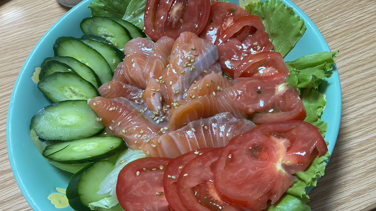 サーモンサラダ🥗