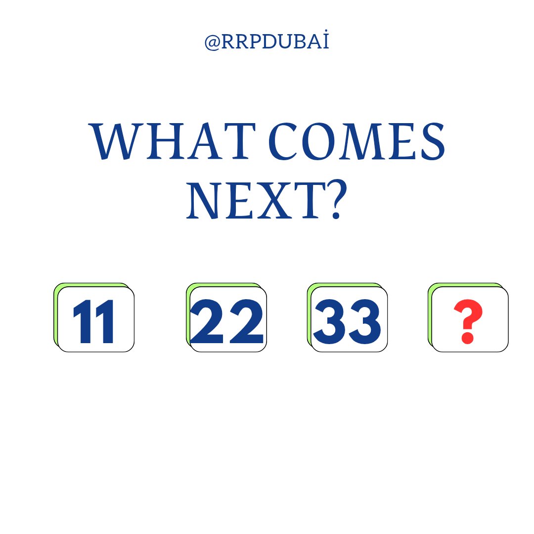 spotlite07's tweet image. What comes next ?

#BrainBuster #TriviaAddict #ChallengeAccepted #QuizMania #TestYourBrain #fypシ
