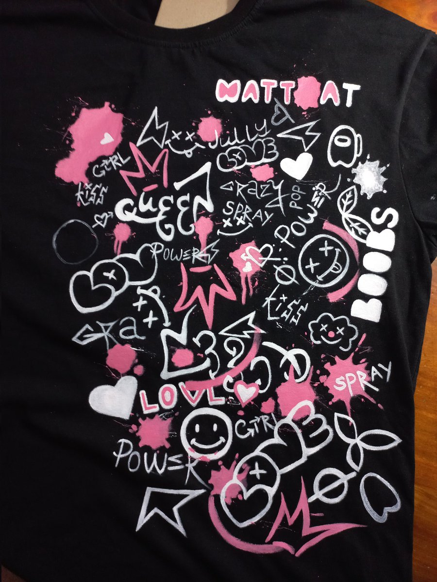 наконец дошли руки разрисовать футболку красками по текстилю