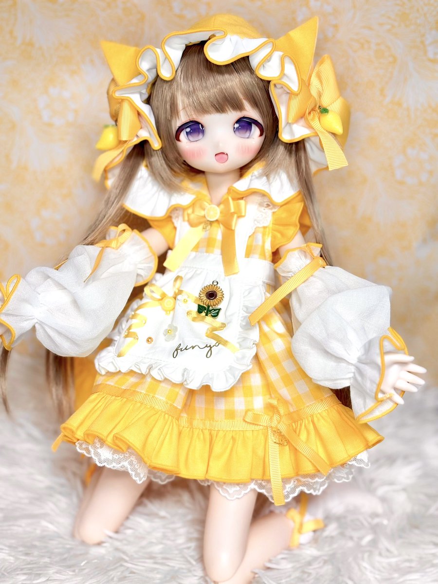 nonb_iri_uni07's tweet image. 夏のフルフラかわい〜🍋₍˄·͈༝·͈˄₎🌻 #ふにゃほわ服 #メテオっ子