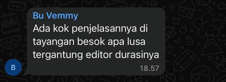 pinkthestar's tweet image. GUYSS INI KATA BU VEMMY 😭😭 besokk ada tayangannya