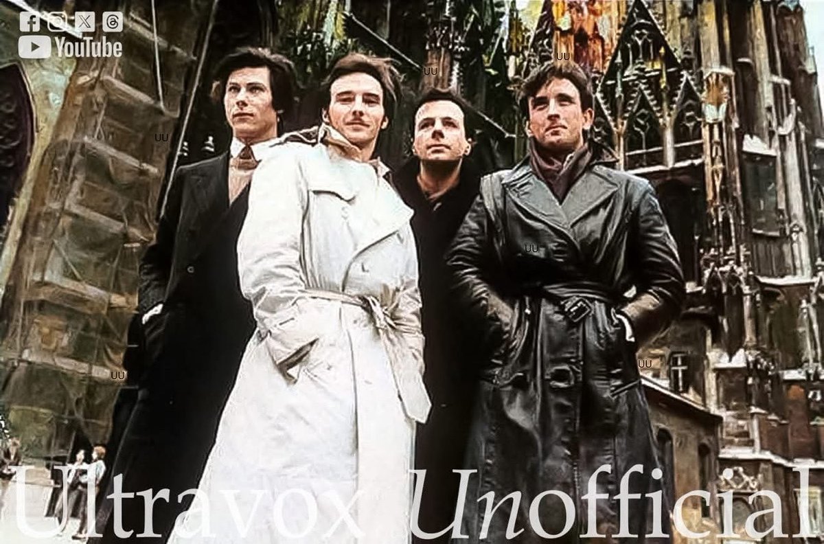 UltravoxU's tweet image. Ultravox at Stephansdom (St Stephen&apos;s Cathedral) Vienna 1981.