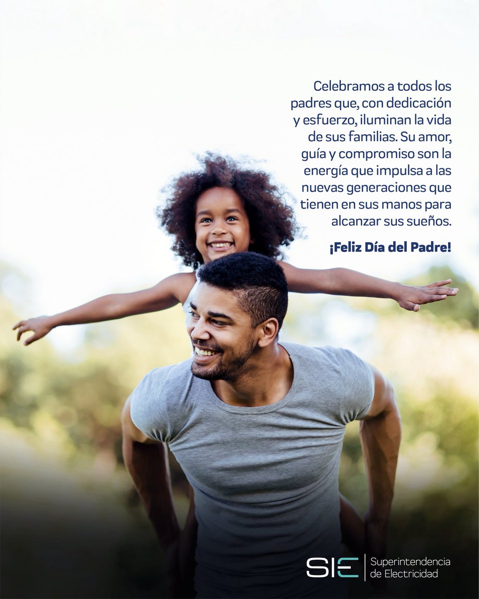 Hoy rendimos homenaje a todos los padres que, con dedicación y esfuerzo, iluminan la vida de sus familias. Su amor, guía y compromiso son la energía que impulsa a las nuevas generaciones que tienen en sus manos para alcanzar sus sueños.

¡Feliz Día del Padre!
