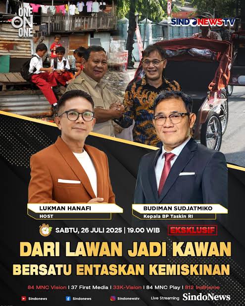 Di sela2 kegiatan BP Taskin &amp; Yayasan GSN membagikan becak2 listrik gratis dr pak @Prabowo di Tegal &amp; Pemalang, saya diwawancarai <a href="/SINDOnews/">SINDOnews</a> TV ttg pengentasan kemiskinan, sejarah demokrasi Indonesia &amp; perang tarif. Saksikan di =&gt; youtu.be/fgZZcIdKGY0?si…