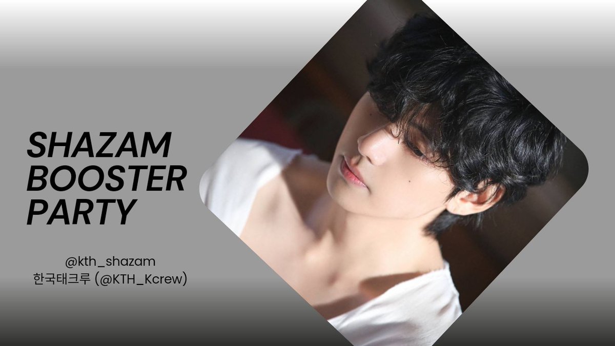 Kth_Shazam's tweet image. SHAZAM BOOSTER PARTY with KTAECREW
🎯10 Shazaming ss.
📌Songs: Winter Ahead og+ inst+ FRI(END)S og+ inst+ SCENERY.
Please participate everyone and finish this.
@KTH_Kcrew
BORAHAE TAEHYUNG
#SHAZAMFORV