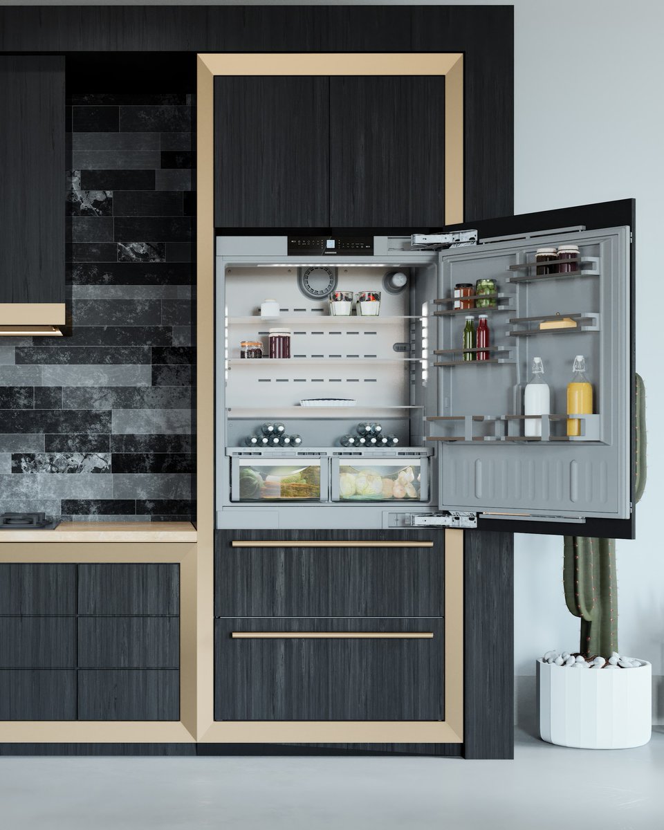 Our fully integrated refrigerators seamlessly blend into your kitchen design.

Panel-ready options mean your appliances work in perfect harmony with your aesthetic vision. Form and function are in perfect balance.

spkl.io/6016A8Egm.