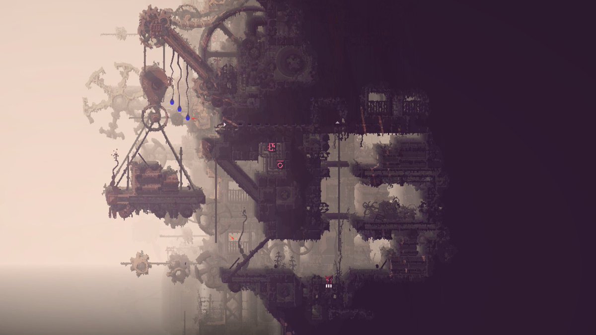 rainworldhourly's tweet image. Artificer | Sunlit Port | Stormy Coast | Downpour | Modded | Screenshot Credit: normalrp_spirit