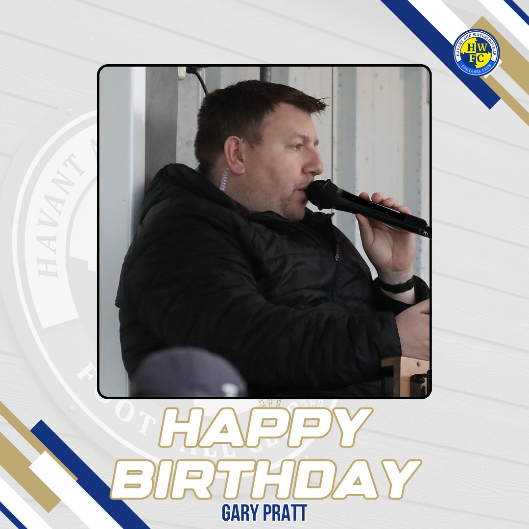 HWFCOfficial's tweet image. 🎂 Wishing a very Happy Birthday to, General Manager, Gary Pratt
Have a great day and enjoy celebrating Gary! 🥳
#HWFC #COYH