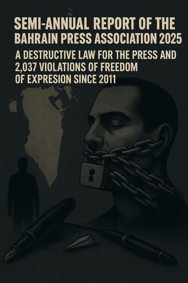 From harsh laws to the crackdown on Ashura commemorations, freedom of expression in Bahrain faces unprecedented pressure in 2025.

#Bahrain #BahrainPA #FreeSpeech #FreePress #Press #Journalistes #FreedomOfExpression

bahrainpa.org/wp/?p=879