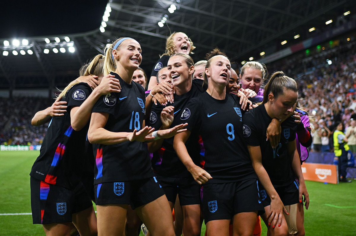 middxfa's tweet image. It all comes down to this...
🏆 #WEURO2025 Final
🏟️ England v Spain
📆 Sunday 27 July
⏰ 5pm KO
📺 BBC One and ITV 1
COME ON ENGLAND! 👏