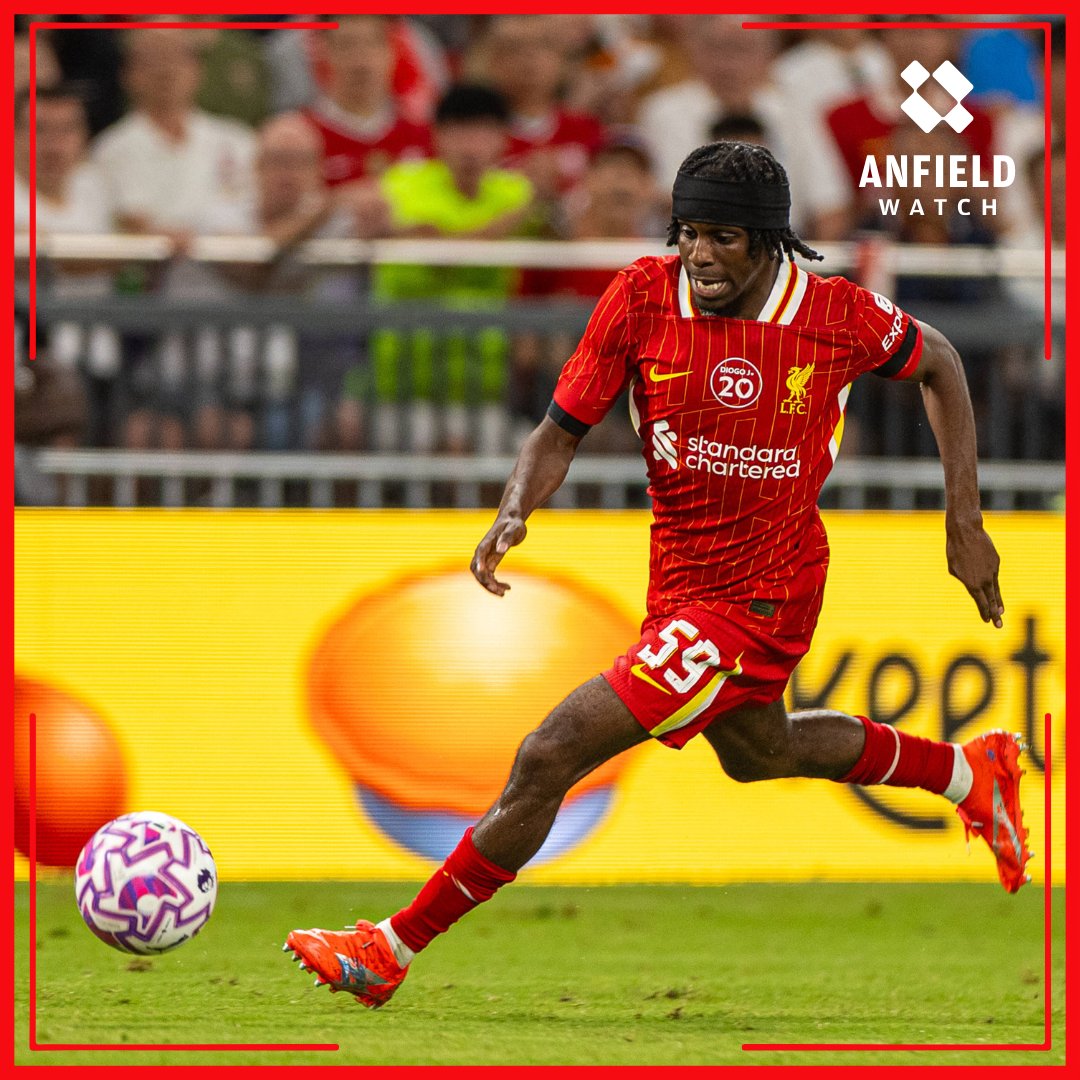 AnfieldWatch's tweet image. Jeremie Frimpong could turn out to be the best value for money signing for the summer 🌬️