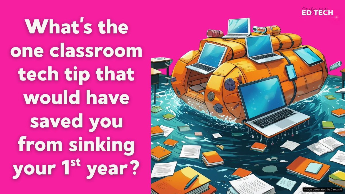EmilyAndEdTech's tweet image. Over the next few days I’m leading our district’s new teacher tech orientation. What’s the one classroom tech tip you wish you’d known before day one? I want the game-changers, not &apos;how to send an email.&apos; #EdTech #EduCoach #EmilyAndEdTech