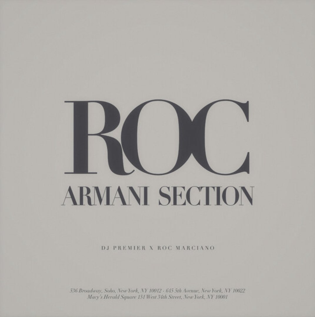 PoPaRub's tweet image. Listen to Armani Section by DJ Premier, Roc Marciano
tidal.com/browse/track/4…