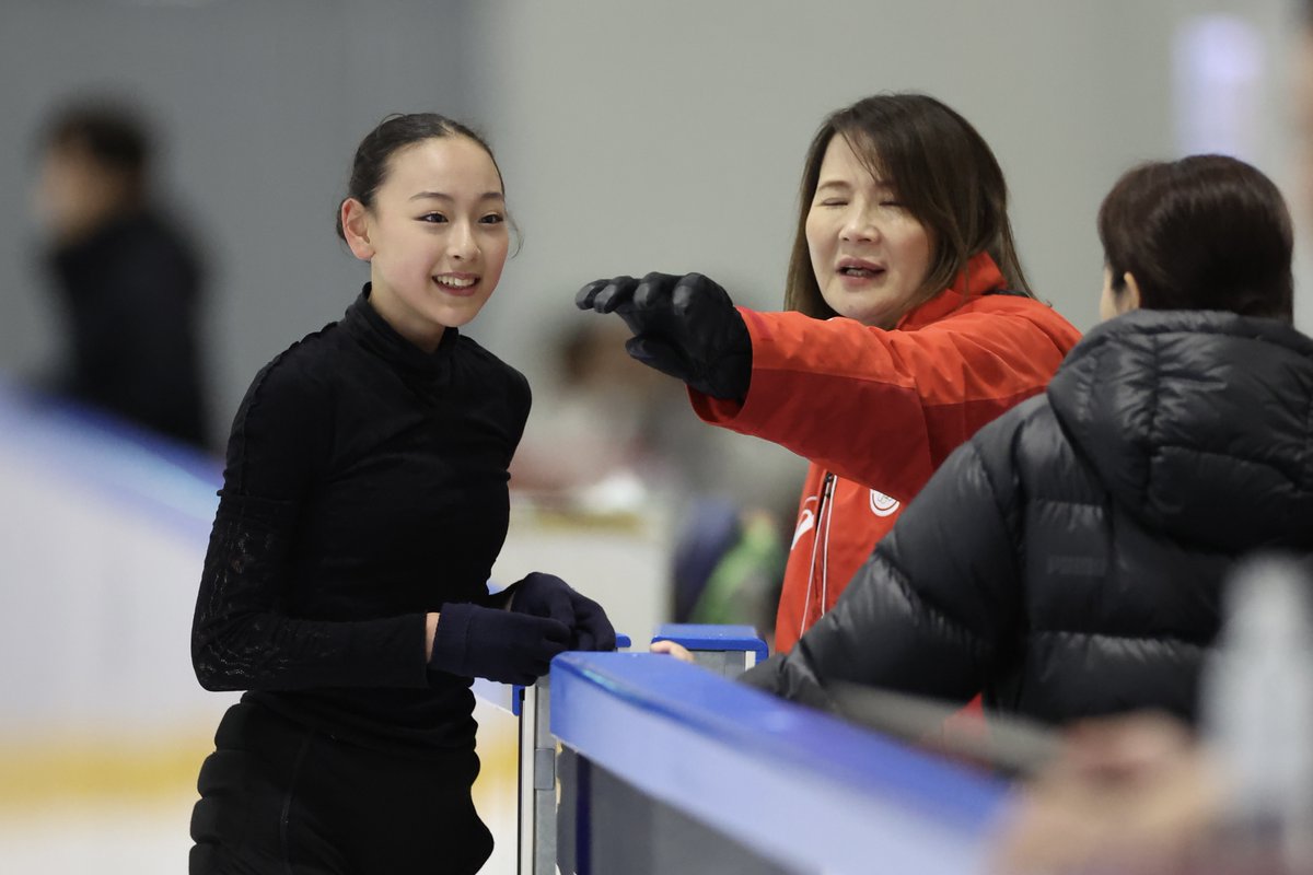 AxelQuadruple's tweet image. 〈 ジュニア強化合宿 〉
#岡万佑子 選手
Photo by Kiyoshi Sakamoto
#figureskate #MayukoOKA