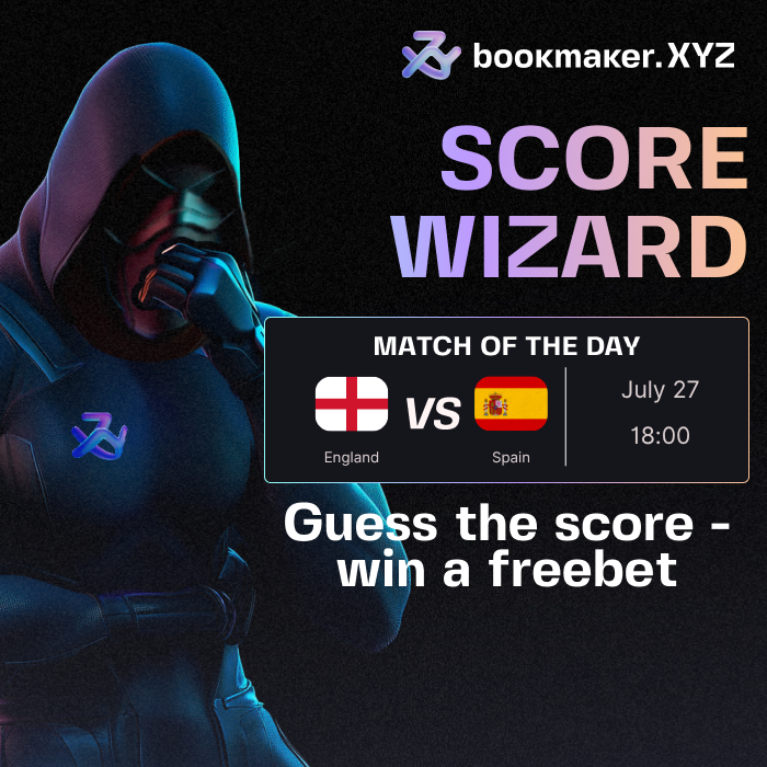 bookmaker.XYZ (@bookmakerxyz) on Twitter photo 🧙♂️ Score Wizard
The last Sunday of July brings us a massive clash — the #WEURO2025 final: England vs Spain! 🏆🔥
Think you can guess the full-time score? Predict it right and win a $20 freebet!
How to enter:
✅ Follow <a href="/bookmakerxyz/">bookmaker.XYZ</a>
✅ Like & Retweet
✅ Comment your score 🧙♂️ Score Wizard
The last Sunday of July brings us a massive clash — the #WEURO2025 final: England vs Spain! 🏆🔥
Think you can guess the full-time score? Predict it right and win a $20 freebet!
How to enter:
✅ Follow <a href="/bookmakerxyz/">bookmaker.XYZ</a>
✅ Like & Retweet
✅ Comment your score